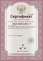Free download certificate_13631_Rus free photo or picture to be edited with GIMP online image editor