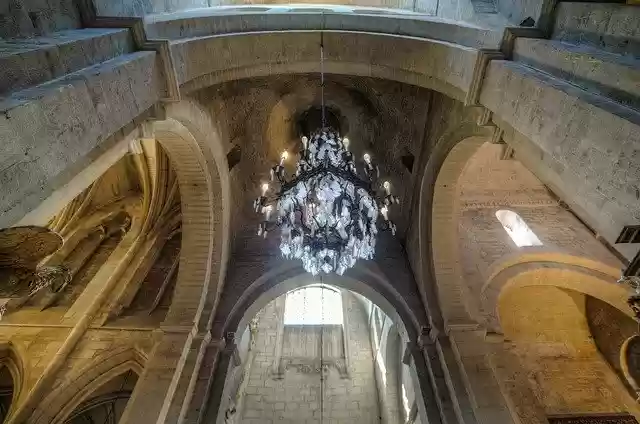 Free download Chandelier Lights Church -  free photo or picture to be edited with GIMP online image editor