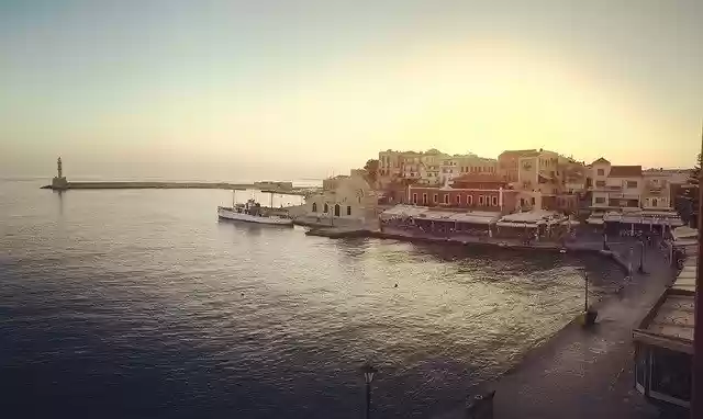Free download Chania Crete Venetian Harbour -  free free photo or picture to be edited with GIMP online image editor