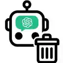 ChatGPT Bulk Chat Remover  screen for extension Chrome web store in OffiDocs Chromium