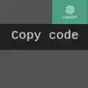 ChatGPT: Copy Code Without Scrolling  screen for extension Chrome web store in OffiDocs Chromium