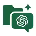 ChatGPT Folders Organizer  screen for extension Chrome web store in OffiDocs Chromium