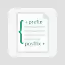 ChatGPT Prefix/Postfix Helper  screen for extension Chrome web store in OffiDocs Chromium