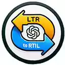 ChatGPT RTL Switcher  screen for extension Chrome web store in OffiDocs Chromium