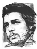Free download Che Guevara, Tinta china por Pablo Aleandro free photo or picture to be edited with GIMP online image editor