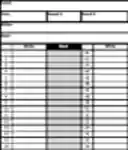 Free download Chess Score Sheet 2 DOC, XLS or PPT template free to be edited with LibreOffice online or OpenOffice Desktop online