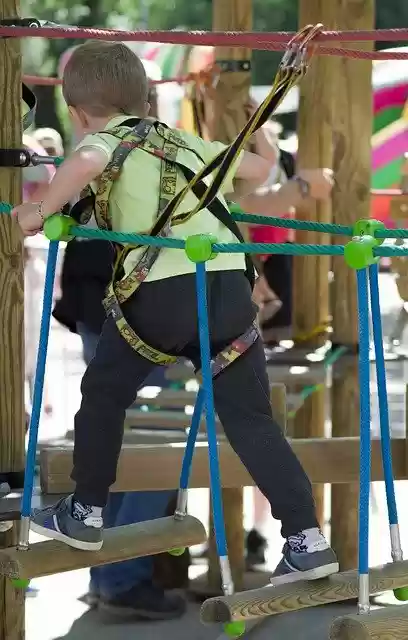 Free download ChildrenS Games Harness Zipline -  free photo or picture to be edited with GIMP online image editor