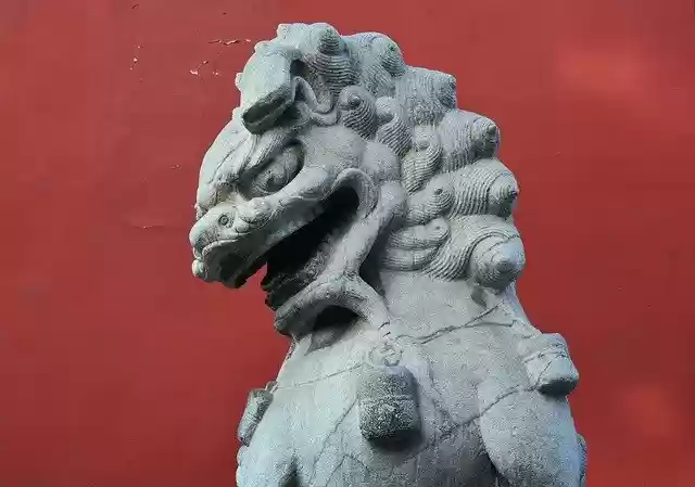 Free download China Lion Red -  free photo or picture to be edited with GIMP online image editor