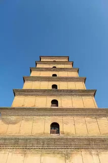 Free download China XiAn Wild Goose Pagoda -  free photo or picture to be edited with GIMP online image editor