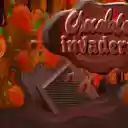 Chocolate Invaders Game  screen for extension Chrome web store in OffiDocs Chromium
