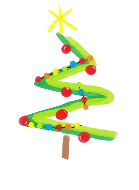 Free download Christmas Abstract Painting -  free illustration to be edited with GIMP free online image editor