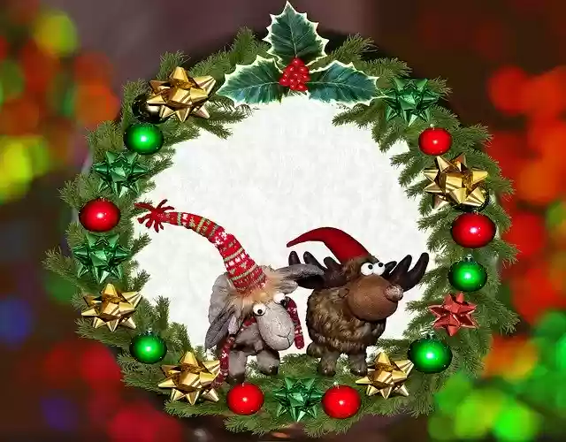 Free download Christmas Decoration Wreath -  free free photo or picture to be edited with GIMP online image editor