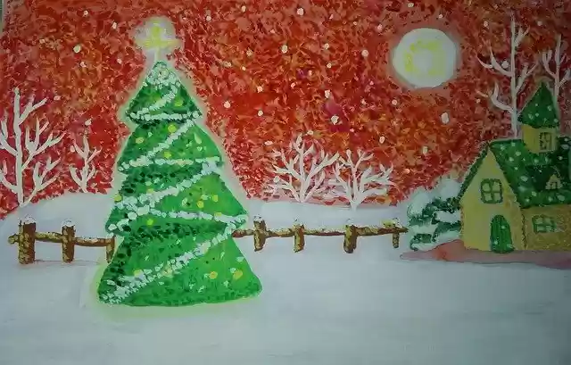 Christmas eve  screen for extension Chrome web store in OffiDocs Chromium
