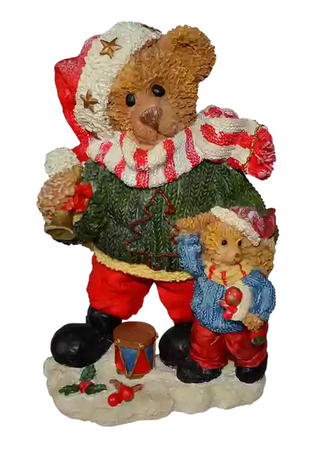 Free download Christmas Figure Teddy -  free illustration to be edited with GIMP online image editor