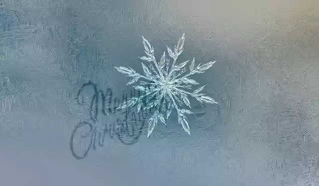 Free download Christmas Ice Crystal Snowflake -  free illustration to be edited with GIMP free online image editor