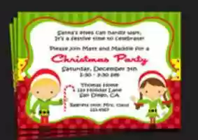 Free download Christmas Invitation Template free photo or picture to be edited with GIMP online image editor