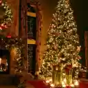 Christmas room live wallpaper  screen for extension Chrome web store in OffiDocs Chromium