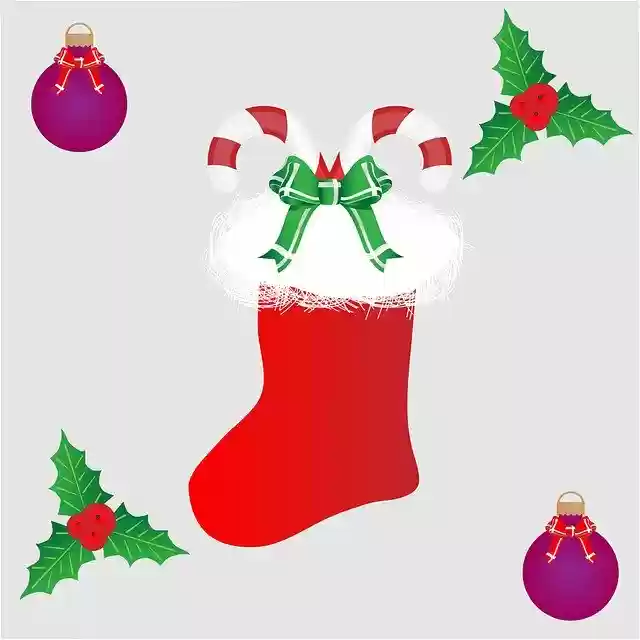 Free download Christmas Stocking -  free illustration to be edited with GIMP free online image editor