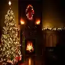 Christmas Tree Fireplace Animated Wallpaper  screen for extension Chrome web store in OffiDocs Chromium