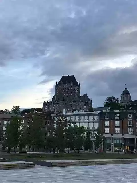 Free download Château Frontenac Quebec City -  free photo or picture to be edited with GIMP online image editor