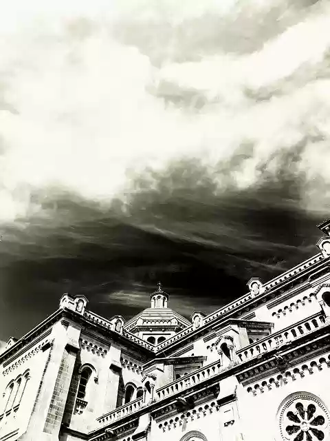 Free download Church Black With Sky -  free photo or picture to be edited with GIMP online image editor