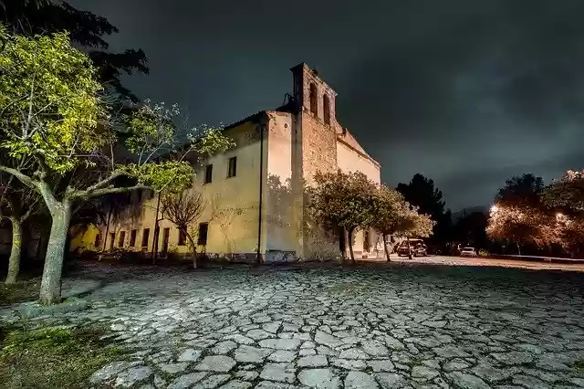 Free download Church Night Light -  free free photo or picture to be edited with GIMP online image editor