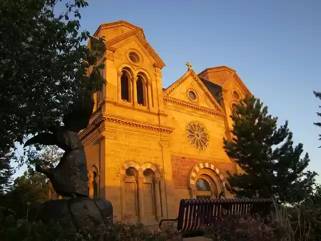 Free download church santa fe architecture free picture to be edited with GIMP free online image editor