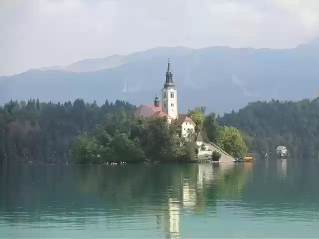 Free download Church Slovenia Bled -  free photo or picture to be edited with GIMP online image editor