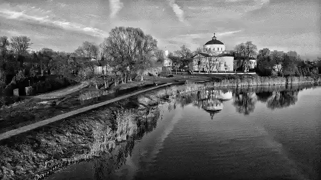 Free download Church View Water -  free photo or picture to be edited with GIMP online image editor
