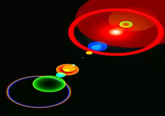 Free download Circle Points Colorful -  free illustration to be edited with GIMP free online image editor