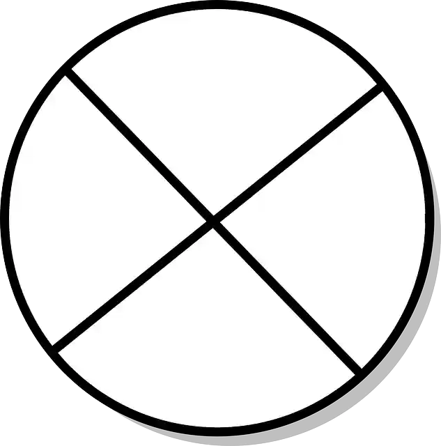 Free download Circle Shape Quadrant - Free vector graphic on Pixabay free illustration to be edited with GIMP free online image editor