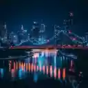 City Lights at Night  screen for extension Chrome web store in OffiDocs Chromium