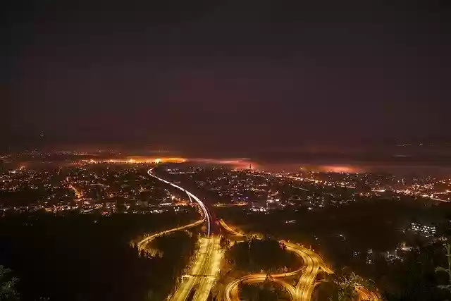 Free download City Night Lights -  free photo or picture to be edited with GIMP online image editor