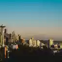 Cityscape of Seattle at Sunset  screen for extension Chrome web store in OffiDocs Chromium