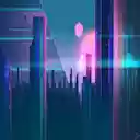 Cityscape Reflections Theme  screen for extension Chrome web store in OffiDocs Chromium