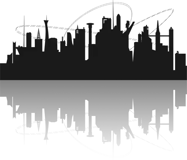 Free download City Silhouette Futuristic -  free illustration to be edited with GIMP free online image editor