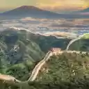 City through mountains  screen for extension Chrome web store in OffiDocs Chromium