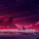 City Under a Mystical Red Sky  screen for extension Chrome web store in OffiDocs Chromium