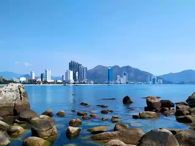 Free download City View Riverside Sky -  free free photo or picture to be edited with GIMP online image editor