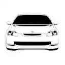 Civic Type R EK9 Theme  screen for extension Chrome web store in OffiDocs Chromium