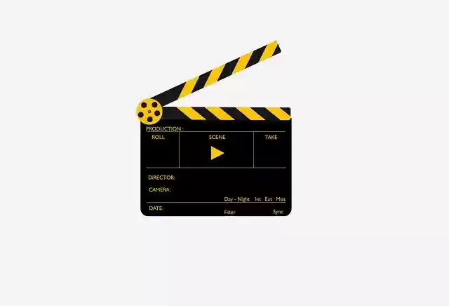 Free download Clapboard Clapper Producer -  free illustration to be edited with GIMP free online image editor