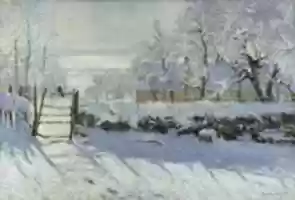 Free download Claude Monet, The Magpie free photo or picture to be edited with GIMP online image editor