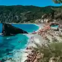 clear blue beach  screen for extension Chrome web store in OffiDocs Chromium