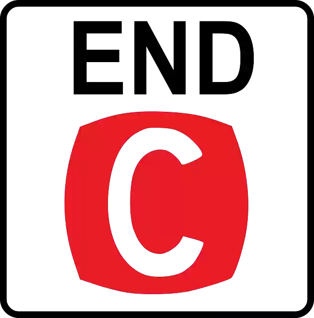Free download Clearway Ends Road - Free vector graphic on Pixabay free illustration to be edited with GIMP free online image editor