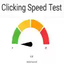 Clicking Speed Test  screen for extension Chrome web store in OffiDocs Chromium