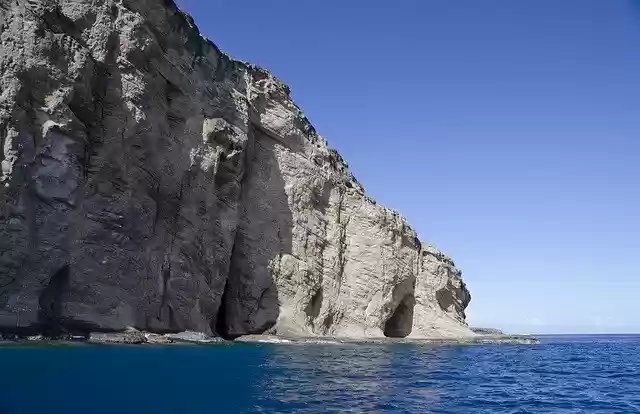 Free download Cliff Mountain Sea -  free photo or picture to be edited with GIMP online image editor