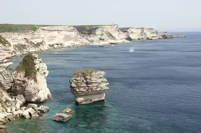Free download Cliffs Bonifacio Corsica -  free photo or picture to be edited with GIMP online image editor