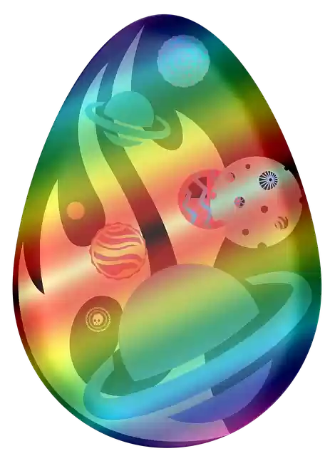 Free download Clipart Easter Egg Outer Space -  free illustration to be edited with GIMP free online image editor