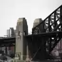 Close up of the Sydney Harbour Bridge  screen for extension Chrome web store in OffiDocs Chromium