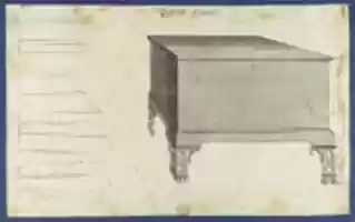 Free download Clothes Chest, from Chippendale Drawings, Vol. II free photo or picture to be edited with GIMP online image editor